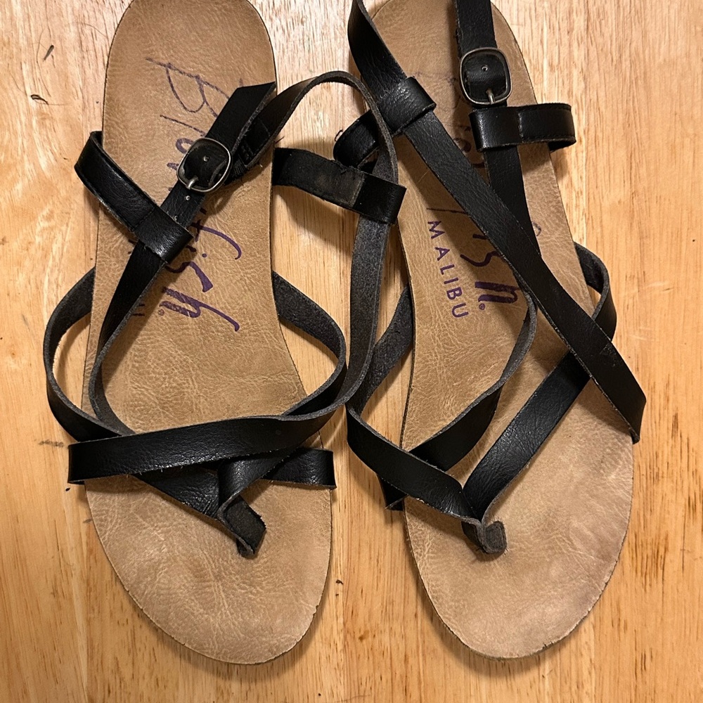 Blowfish Malibu Black Sandals